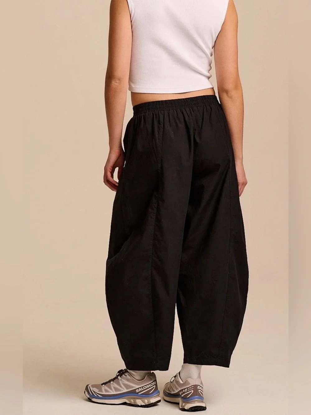 Lucy & Yak obregon black cotton trousers size 2XL (UK 24 - 26) / Long - Picture 4 of 4